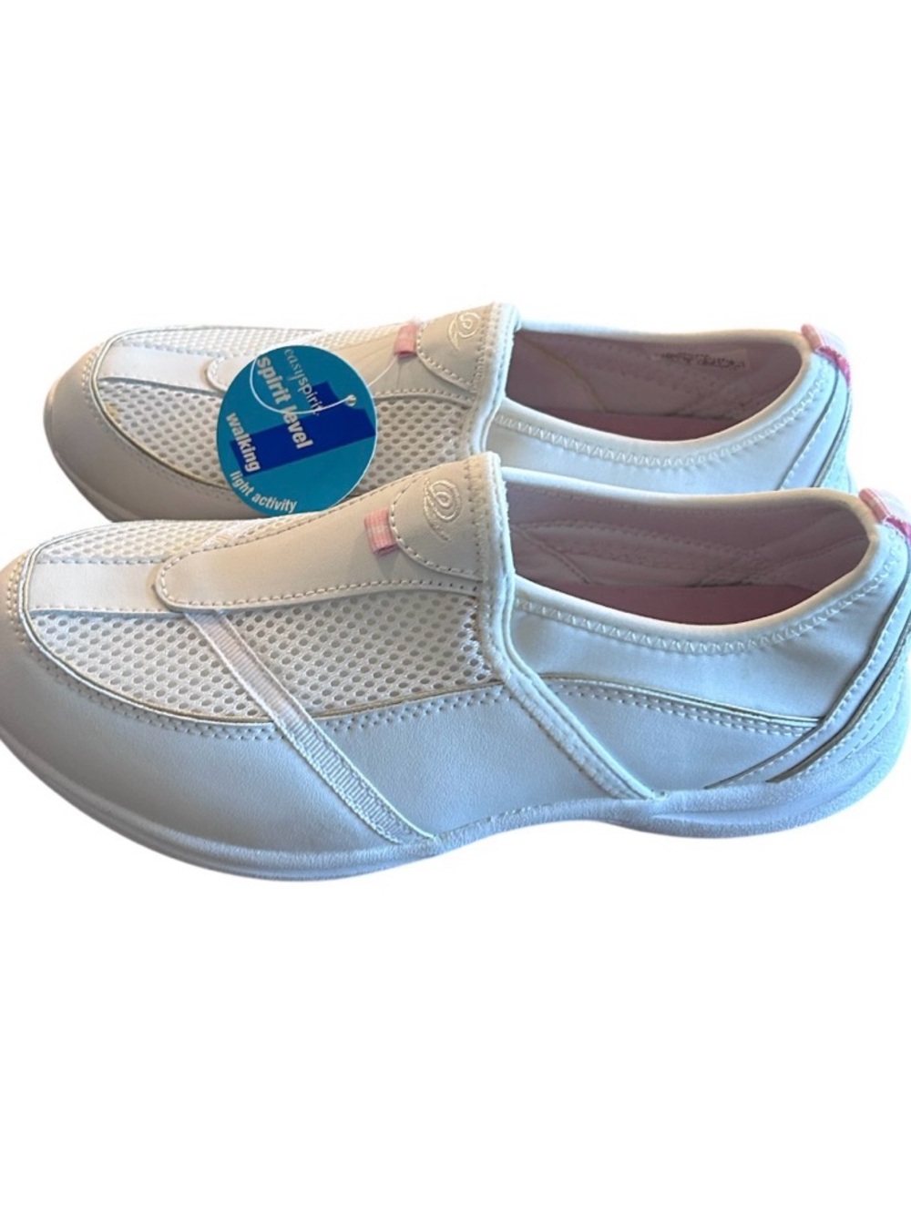 Easy Spirit Slip On Sneakers Spirit Level Walking Light Activity White 7 1/2 W - Picture 2 of 8